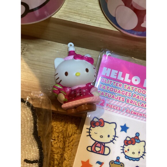 Hello Kitty Lover Stocking Stuffer Kit Coffee Mugs Coin Purse Vintage Stickers + - Picture 9 of 12
